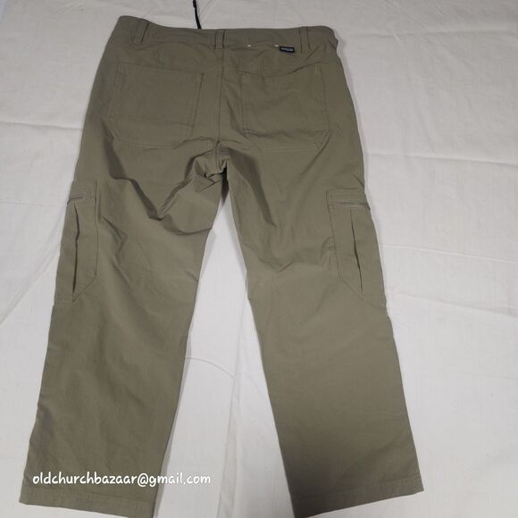 Patagonia Womens Zipper Cargo Pockets Brown tan  Pinyon Pines Pants Sz 6 NW-OT - Picture 6 of 16